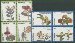 Philippinen 1998 FLORIKULTURA '98: Blütenpflanzen 2888/95 ZD Postfrisch - Philippines