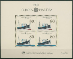 Portugal - Madeira 1988 Europa CEPT Transportmittel Block 9 Postfrisch (C90985) - Madeira