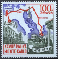 [** SUP] N° 510, Rallye Monte Carlo - Fraîcheur Postale - Cote: 10.5€ - Andere & Zonder Classificatie
