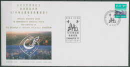 Hongkong 1997 Skyline Hongkong CHINAPEX 796 Auf Brief Gestempelt (X99254) - Lettres & Documents