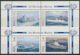 Südafrika 1996 Handelsmarine Frachter Container 1016/19 ZD Postfrisch (C40058) - Blocs-feuillets