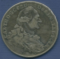 Bayern Madonnentaler 1778, Carl IV. Theodor, Vz (m3004) - Taler Et Doppeltaler