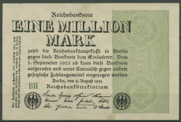 Dt. Reich 1 Million Mark 1923, DEU-114d FZ BH, Leicht Gebraucht (K1288) - 1 Million Mark