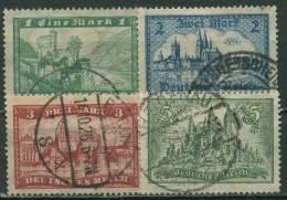 Deutsches Reich 1924 Freimarken: Bauwerke 364/67 Gestempelt - Used Stamps