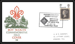 Lettre (cover) Scout (jamboree) - 05 - Grande Bretagne (great Britain) - Parish Church Csout New Hq Tonbridge 1970 - Covers & Documents