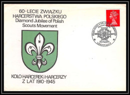 Lettre (cover) Scout (jamboree) - 20 - Grande Bretagne (great Britain) - Diamond Jubilee Polish Scout 31/08/1971 - Covers & Documents