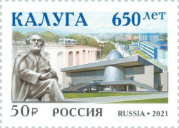 Russia 2021. 650 Years Of Kaluga (MNH OG) Stamp - Neufs