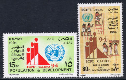 1238 - Egypt 1994 - U.N.- Conference On Population And Development - MNH Set - Nuovi
