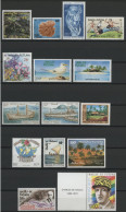 WALLIS Et FUTUNA Année Complète 1990 DONT POSTE AERIENNE N° 393 à 404A + PA 168 + 169 Neufs ** (MNH) Qualité TB - Annate Complete