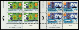 FINNLAND 1994 Nr 1248-1249 Zentrisch Gestempelt VIERERBLOCK X9118C2 - Used Stamps