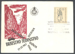 .Yugoslavia, 1965-05-21, Serbia, Beograd, Auto Rally, Car Race, Sutjeska, Special Postmark & Cover I - Autres & Non Classés