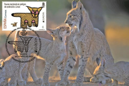 Spain 2021 - Europa 2021 - Endangered National Wildlife Carte Maximum - 2021