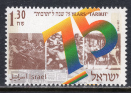 1244 - Israel 1994 - The 75th Anniversary Of Tarbut Schools - MNH Set - Unused Stamps (without Tabs)