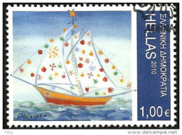 GREECE- GRECE - HELLAS 2010: 1.0euro  From Set Used - Used Stamps