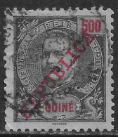 Poruguese Guine – 1911 King Carlos Overprinted REPUBLICA 500 Réis Used Stamp - Portugiesisch-Guinea