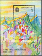San Marino 2023. 60 Years Of The San Marino Building Fund (MNH OG) S/S - Neufs