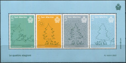 San Marino 2023. The Four Seasons (MNH OG) Souvenir Sheet - Neufs
