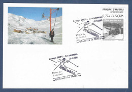 Andorra (Spanische Post) 2004  Mi.Nr. 312 , EUROPA CEPT  Ferien /  Les Vacanes - Maximum Card - Les Vacances 29-4-2004 - 2004