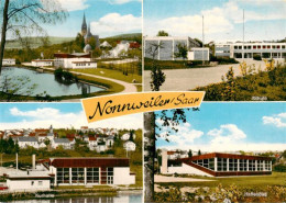 73871747 Nonnweiler-Primstal Saarland Blick Zur Kirche Schule Kurhalle Hallenbad - Nonnweiler