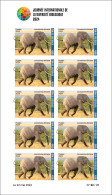 MALI 2024 MS 10V IMPERF - ELEPHANT ELEPHANTS - INTERNATIONAL DAY BIODIVERSITY - MNH - Elefantes