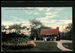 AK Detroit, MI, Entrance To Palmer Park  - Detroit