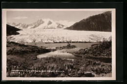 AK Juneaus, AK, The Mendenhall Glacier And Ludin Fields  - Juneau