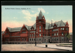 AK Buffalo, NY, Infront Of The Public Library  - Buffalo