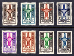 GHADAMES 1949 - Yvert N° 1/8 - NEUFS ** LUXE/MNH - Série Complète 8 Valeurs, Croix D'Agadès, TB - Nuevos