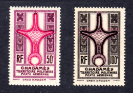 GHADAMES 1949 - Yvert PA N° 1/2 - NEUFS ** LUXE/MNH - Paire Croix D'Agadès, TB - Nuevos