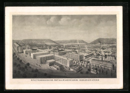 AK Geislingen-Steige, Württembergische Metallwarenfabrik  - Geislingen