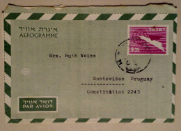 Israël - Aérogramme Diffusé Avec Cachet (1962) - Autres & Non Classés