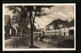 AK Leutkirch I. A., Eschachpartie Mit Hotel Post  - Leutkirch I. Allg.
