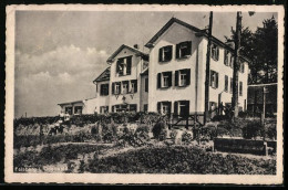 AK Felsberg /Odenwald, Doppelhaus Mit Garten Und Herrengruppe  - Odenwald