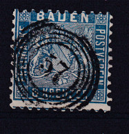 Wappen 6 Kr. Mit Nummernstempel 57 (= Heidelberg) - Autres & Non Classés