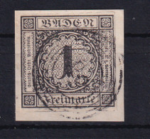 Ziffer 1 Kr. Auf Briefstück Mit Nummernstempel 58 (= Heiligenberg) - Other & Unclassified