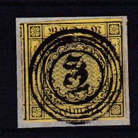 Ziffer 3 Kr. Auf Briefstück Mit Nummernstempel 139 (= Stockach), Gepr. Seeger BPP - Autres & Non Classés