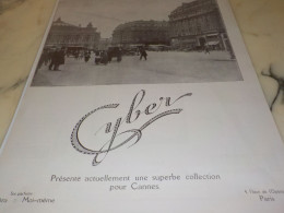 ANCIENNE PUBLICITE SES PARFUMS CYBER 1925 - Autres & Non Classés