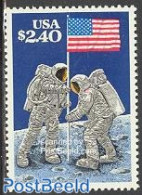 United States Of America 1989 Moonlanding 1v, Mint NH, Transport - Space Exploration - Nuovi