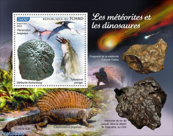 Chad 2023 Meteorites And Dinosaurs, Mint NH, Nature - Prehistoric Animals - Prehistory - Andere & Zonder Classificatie