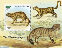 Chad 2023 Wild Cats, Mint NH, Nature - Cat Family - Wild Animals - Andere & Zonder Classificatie