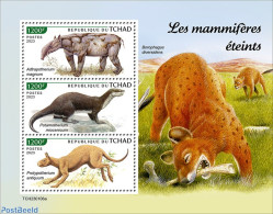 Chad 2023 Extinct Mammals, Mint NH, Nature - Animals (others & Mixed) - Prehistoric Animals - Andere & Zonder Classificatie