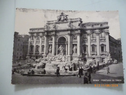 Cartolina  Viaggiata "ROMA Fontana Di Trevi" 1953 - Fontana Di Trevi