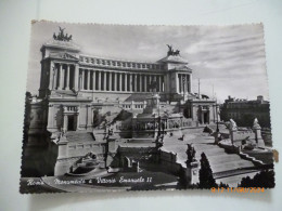 Cartolina Viaggiata "ROMA  Monumento A Vittorio Emanuele II° " 1956 - Altare Della Patria