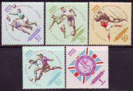 MONGOLIA - FOOTBALL CHAMPIONSHIP  FLAGS  STADIUM - **MNH - 1966 - 1966 – England