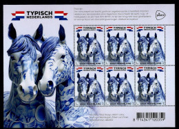 NETHERLANDS 2024 FAUNA Animals. Typically Dutch HORSES - Fine S/S MNH - Unused Stamps