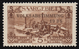 193III Volksabstimmung 5 Fr. Mit PLF III: AA Durch Farbfleck Verbunden, **/MNH - Neufs