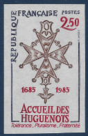 FRANCE Non Dentelé N°2380a** Croix Huguenote TTB Cote Yvert : 20 € - 1981-1990
