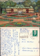 Pillnitz Künstlerkarte: Gemälde / Kunstwerke: Schloss Mit Schlossgarten 1961 - Pillnitz