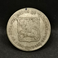 1/4 BOLIVAR  ARGENT 1948 SIMON BOLIVAR VENEZUELA / SILVER - Venezuela