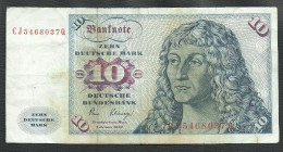 ALLEMAGNE - 1 BILLET DE 10 MARK DE 1980 - 10 Deutsche Mark